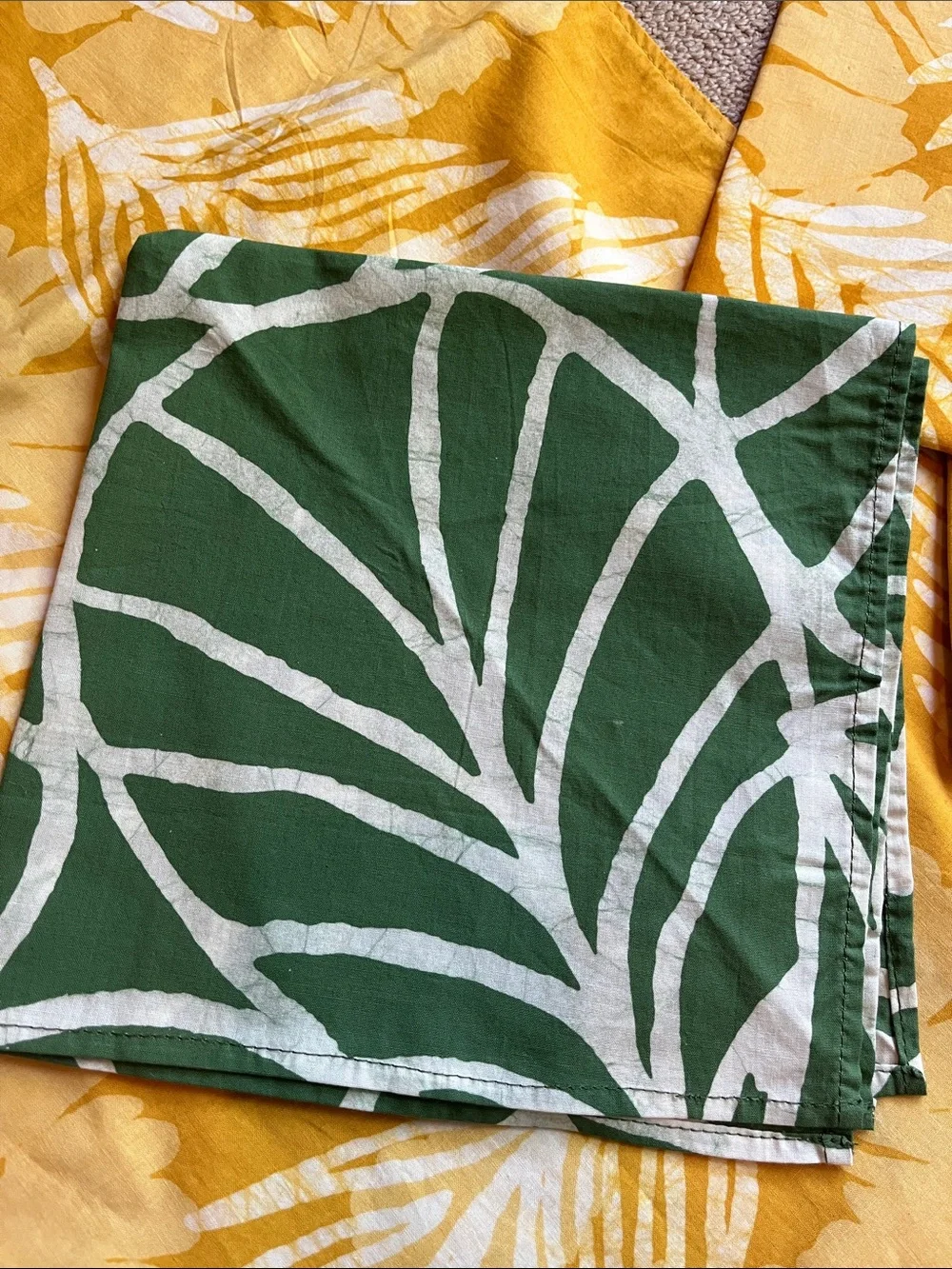 Harvest gold Printed Kitchen Linen Set